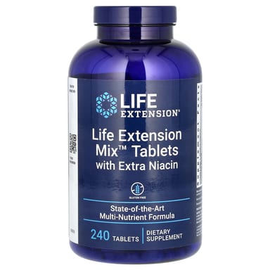 Ниацин Life Extension Mix Tablets with Extra, 240 таблеток