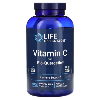 Фото товара: Кверцетин Life Extension Vitamin C and Bio-, 250 растительных таблеток