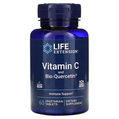Фото товара: Кверцетин Life Extension Vitamin C and Bio-, 60 растительных таблеток