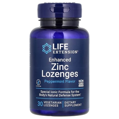 Цинк Life Extension Enhanced, оттенок Peppermint, 18.75 мг, пастилки