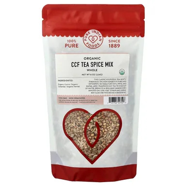 Фото товара: Чай Pure Indian Foods Organic CCF Spice Mix, в целом виде, 226 г