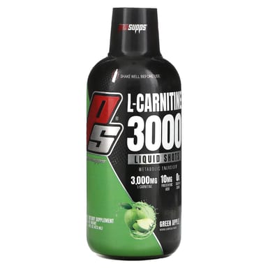 L-карнитин ProSupps L-Carnitine 3000 Liquid Shots, вкус Green Apple, 473 мл, жидкая форма