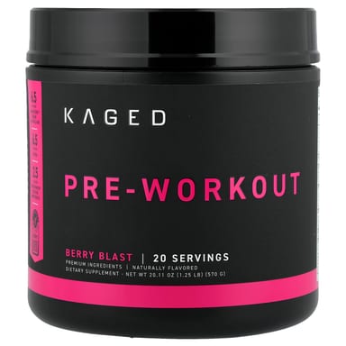 Предтренировочный комплекс Kaged, вкус Berry Blast, 570 г, 1.
