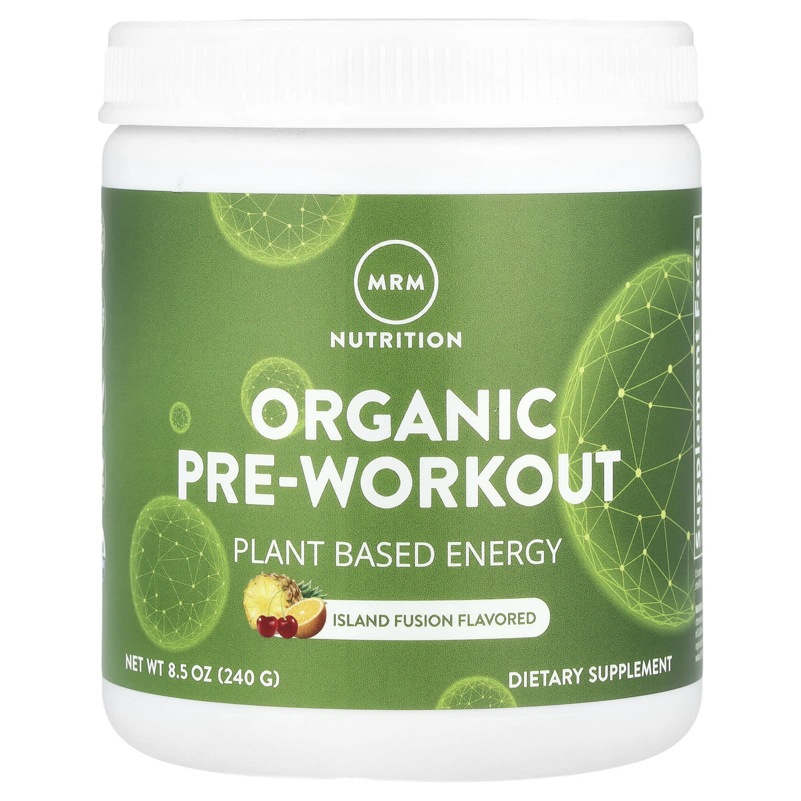 Предтренировочный комплекс MRM Nutrition Organic Island Fusion, 240 г