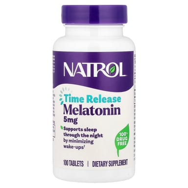 Мелатонин Natrol Time Release, 5 мг, 100 таблеток