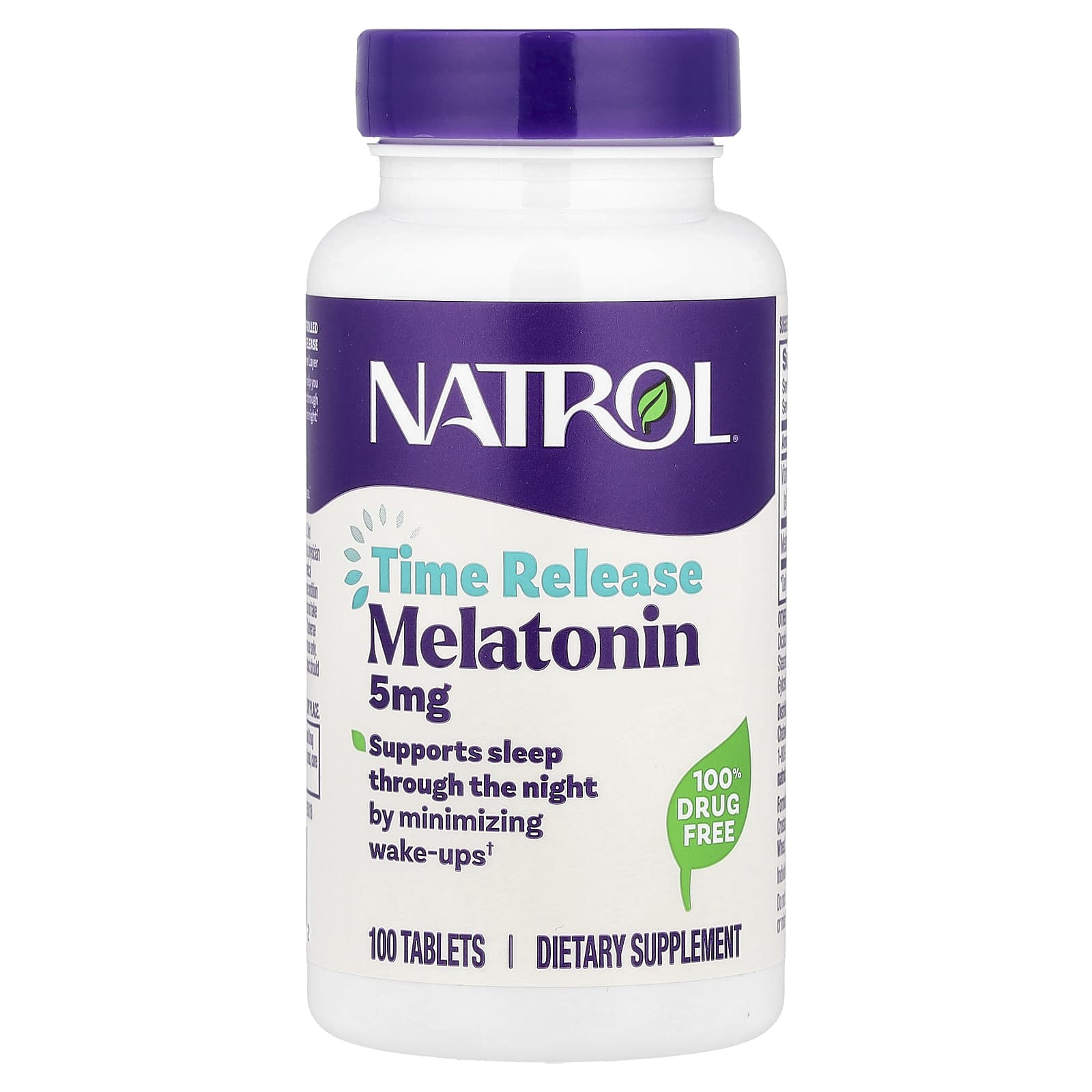 Мелатонин Natrol Time Release, 5 мг, 100 таблеток