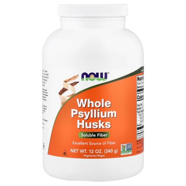 Шелуха подорожника (псиллиум) NOW Foods, 340 г