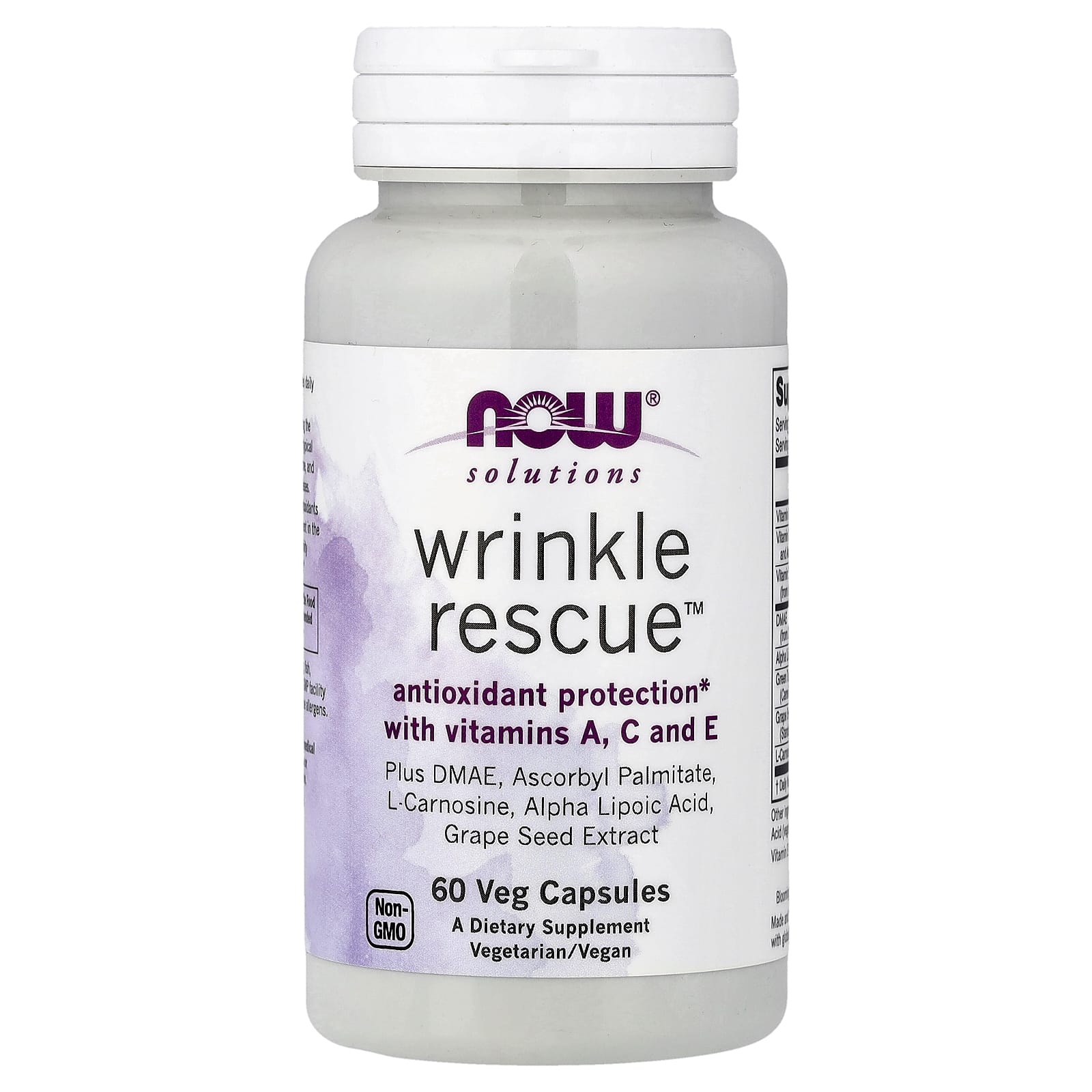 Комплекс Wrinkle Rescue NOW Foods Wrinkle Rescue™, 60 растительных капсул