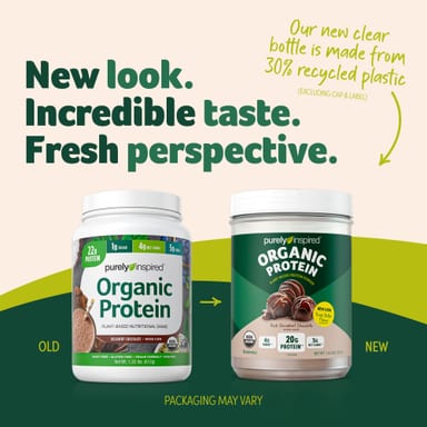 Протеиновый порошок Purely Inspired Organic Plant-Based, вкус Rich Decadent Chocolate, 567 г