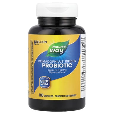 Пробиотик Nature's Way Primadophilus® Bifidus, 5 млрд КОЕ, 180 капсул