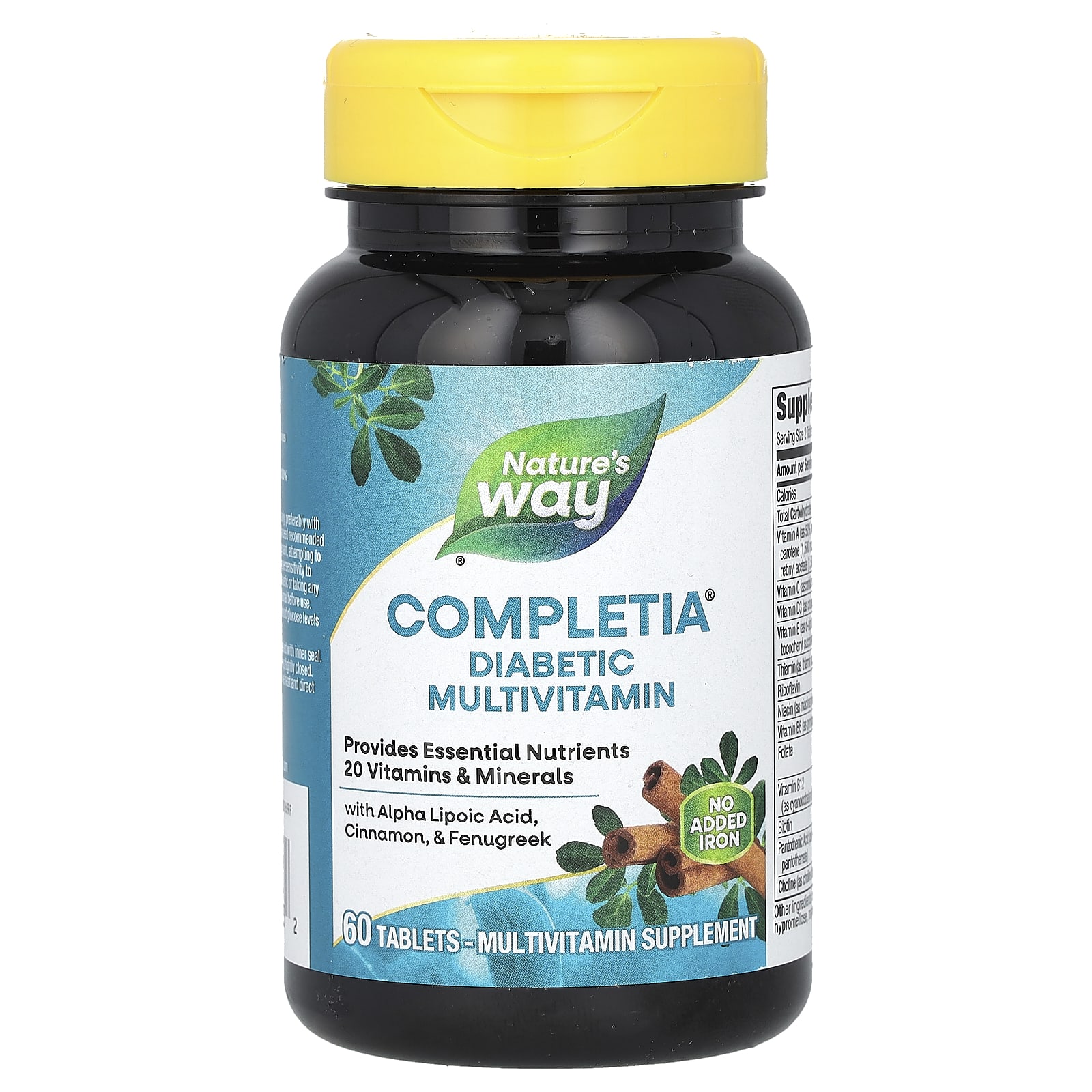 Мультивитамины Nature's Way Completia Diabetic, 60 таблеток