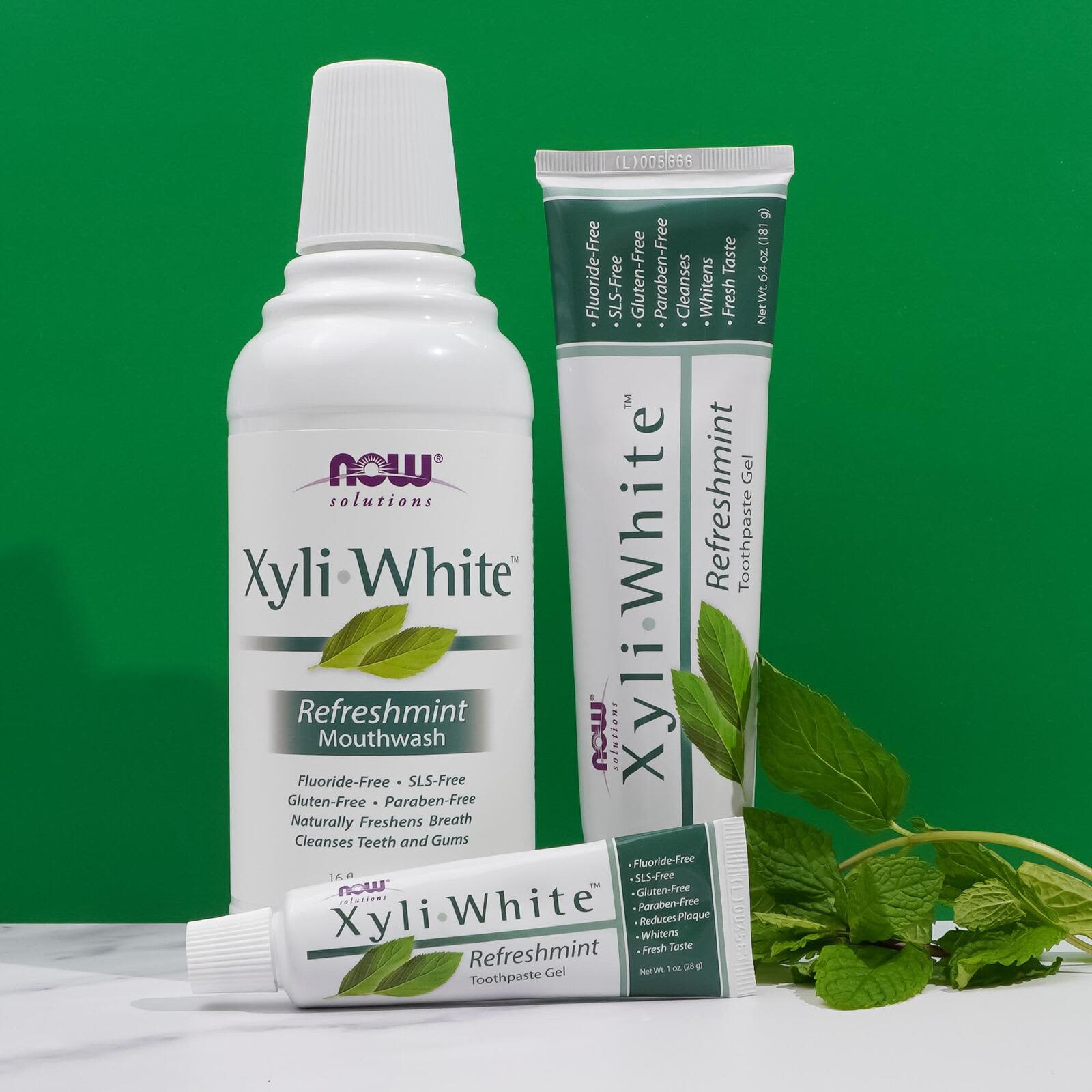 Зубная паста NOW Foods Solutions XyliWhite™ Gel, оттенок Refreshmint, 181 г, гель — фото 6