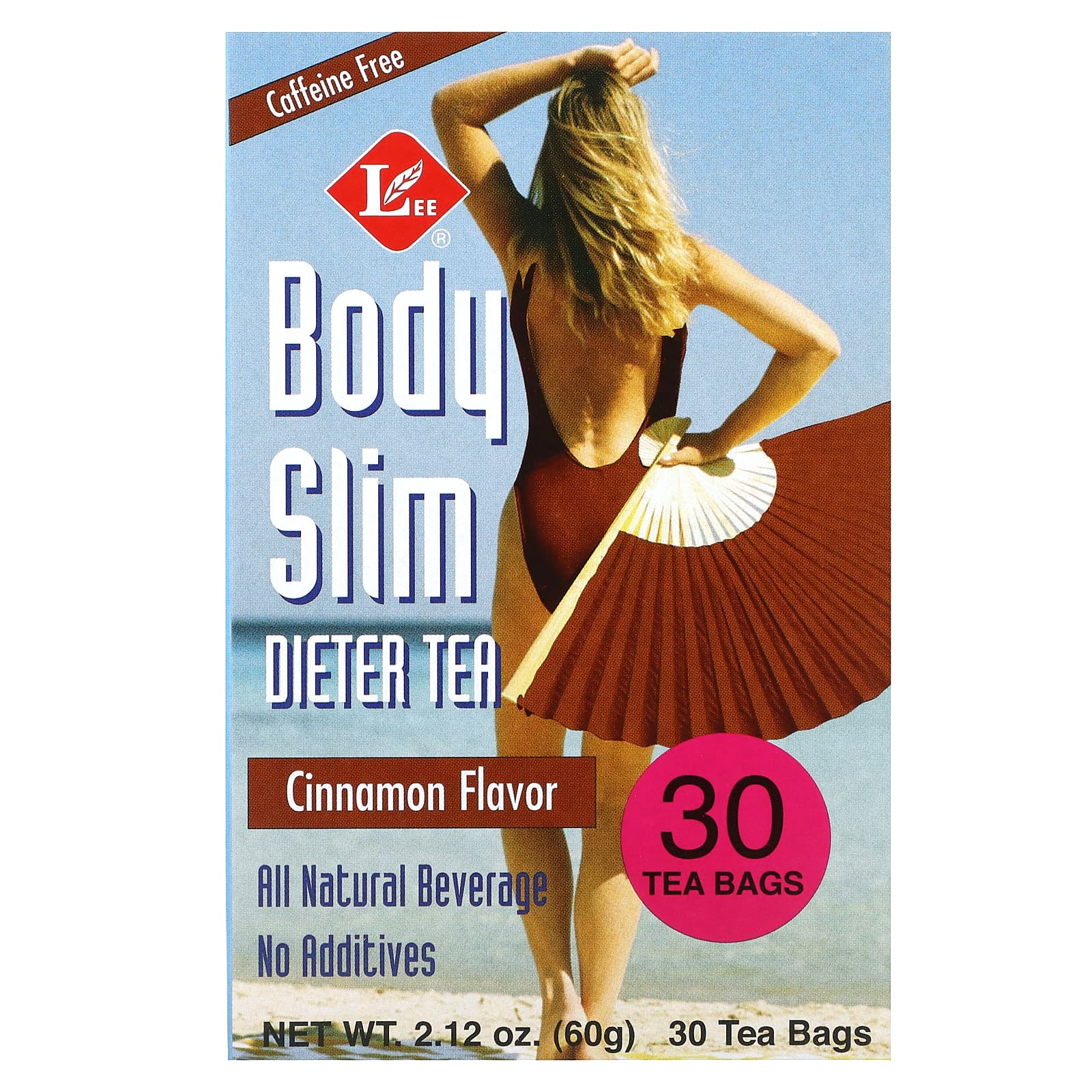 Чайные пакетики Uncle Lee's Tea Body Slim Dieter Tea 30, без кофеина, вкус Cinnamon, 60 г