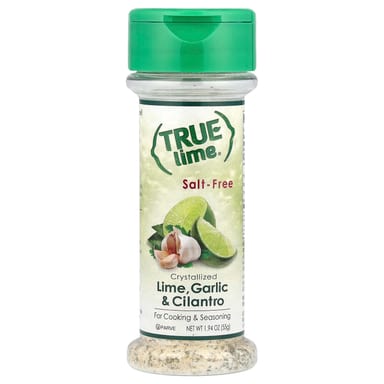 Кристаллизованный лайм True Citrus True Lime Garlic & Cilantro Salt-Free, 55 г