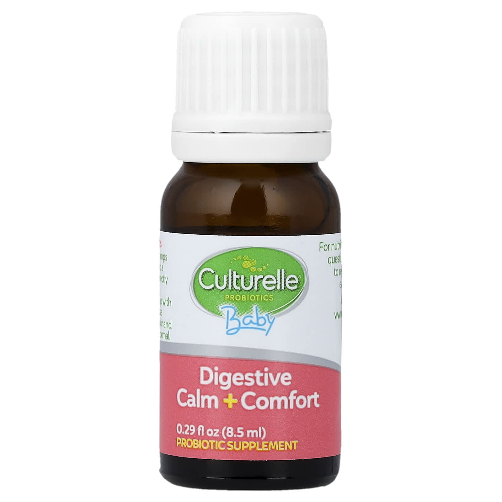 Пробиотик Culturelle Baby Digestive Calm Comfort Probiotic Drops, оттенок 0-12 Months, 8.5 мл, капли