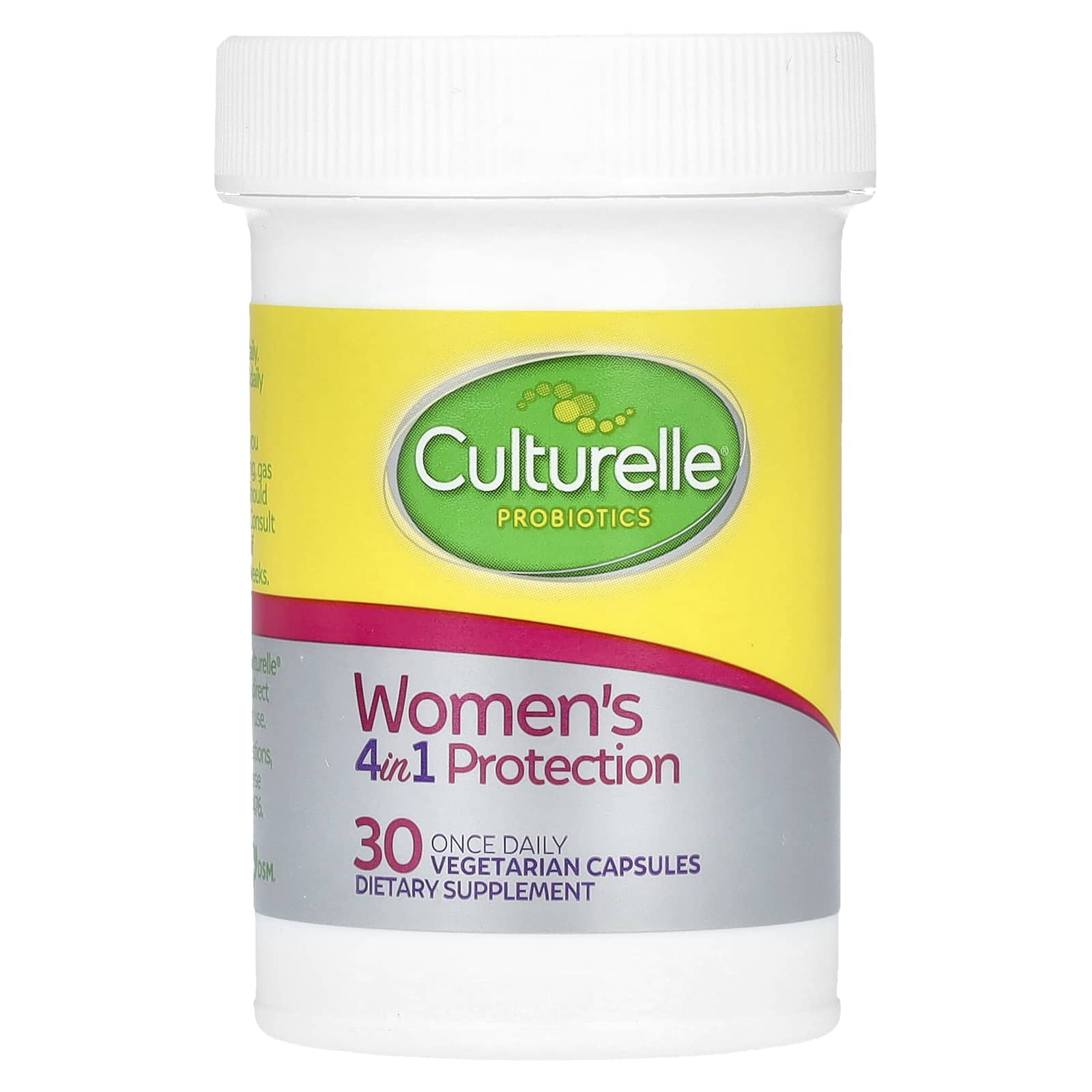 Пробиотик Culturelle Women's 4 in 1 Protection 30 Once Daily, растительные капсулы — фото 3