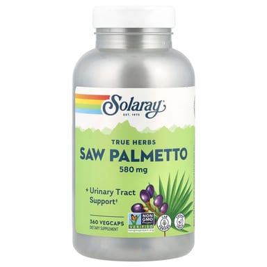 Пальметто Solaray True Herbs, 580 мг, 360 растительных капсул