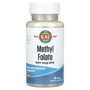 Фолат KAL Methyl, 800 мкг, 90 таблеток