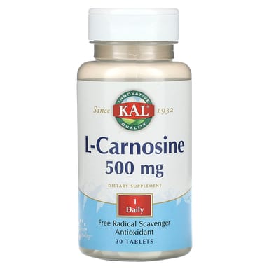L-карнозин KAL L-Carnosine, 500 мг, 30 таблеток