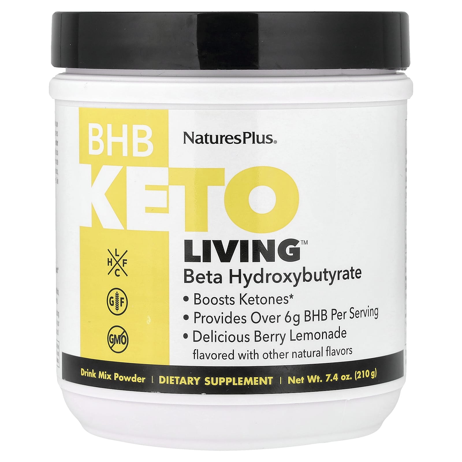BHB Keto Living™, Вкусный ягодный лимонад, 210 г
