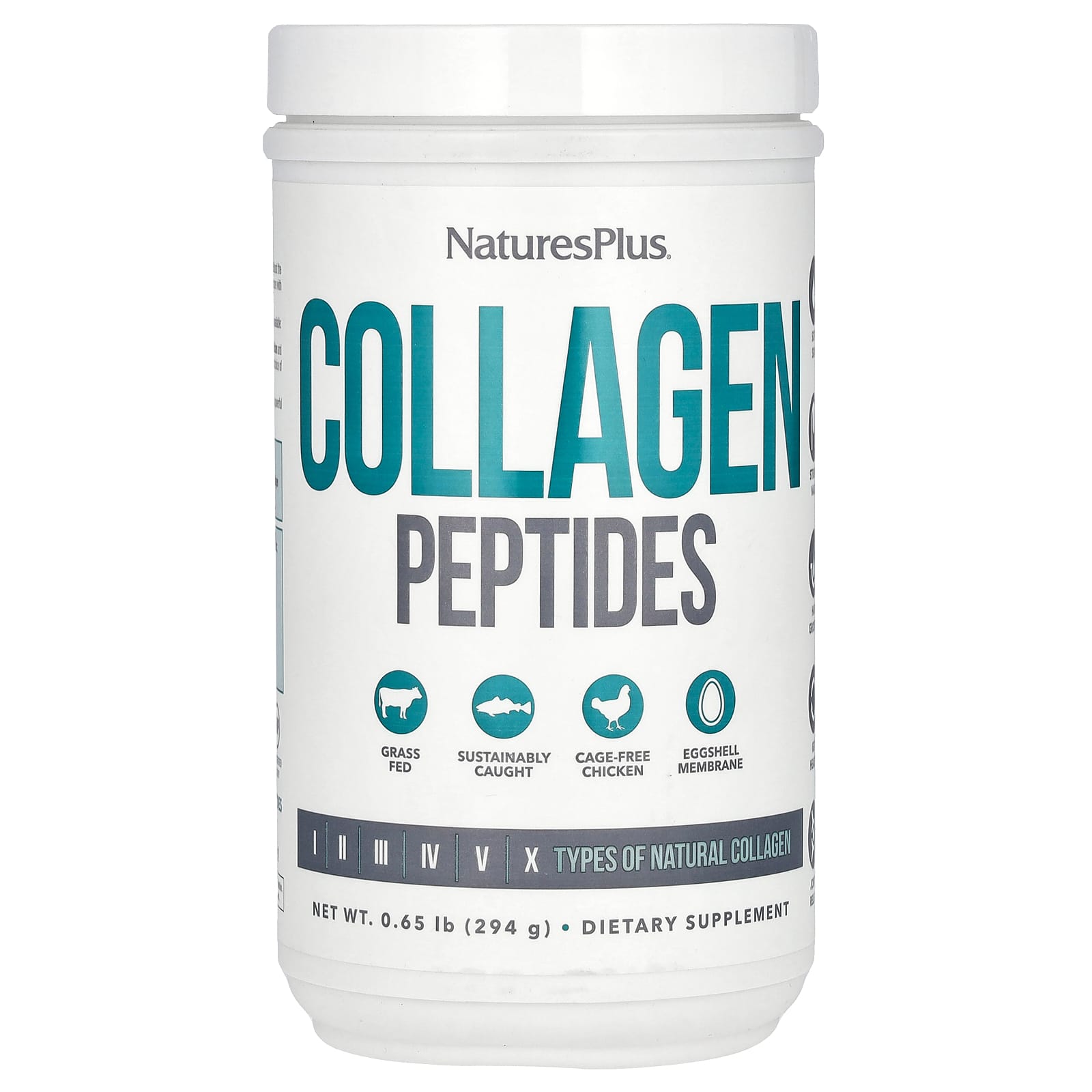 Коллаген NaturesPlus Peptides, 294 г, 0.