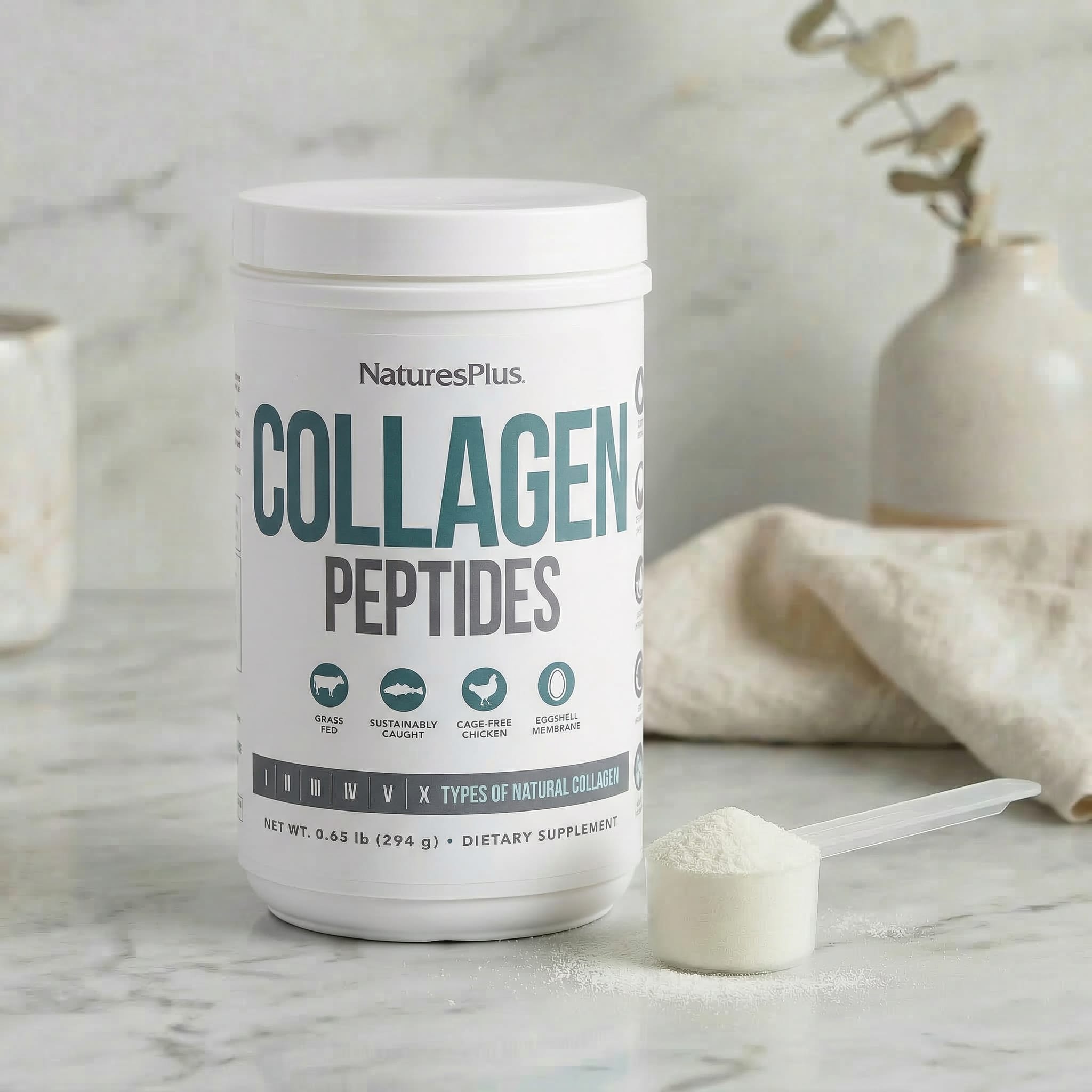 Коллаген NaturesPlus Peptides, 294 г, 0. — фото 7