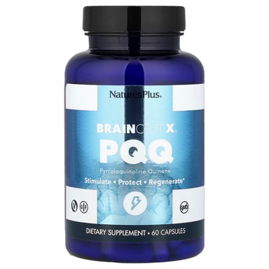 PQQ (пирролохинолинхинон) NaturesPlus BrainCeutix®, 20 мг, 60 капсул