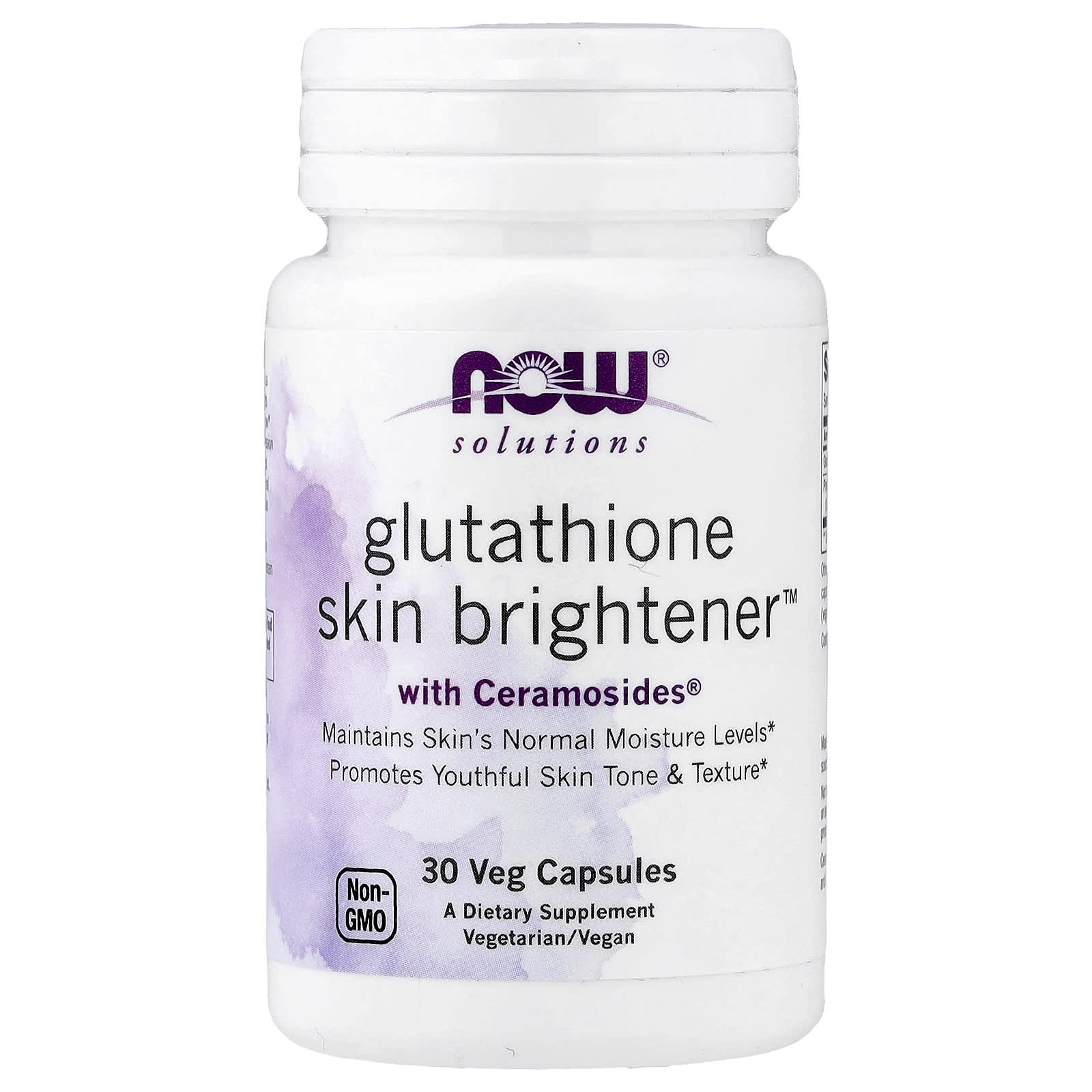 Глутатион NOW Foods Solutions Skin Brightener™, 30 растительных капсул