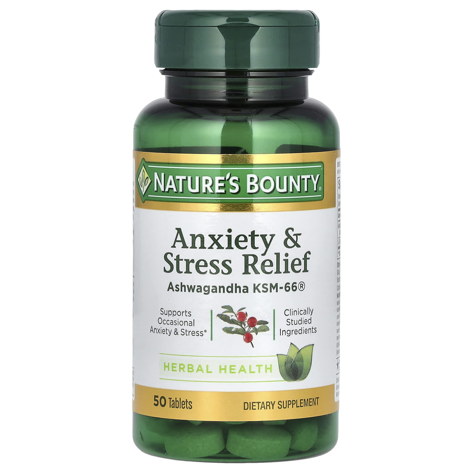 Снятие стресса и тревоги Nature's Bounty, 50 таблеток