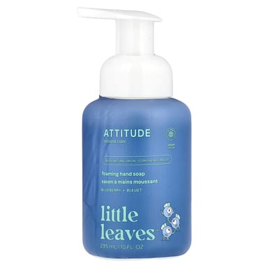 Пенящееся мыло для рук ATTITUDE Little Leaves™, вкус Blueberry, 295 мл