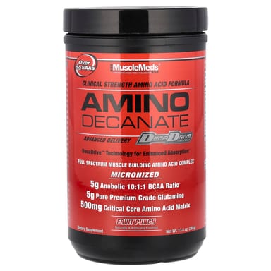 Аминокислоты MuscleMeds, 381 г (13.4 oz) вкус Фруктовый пунш