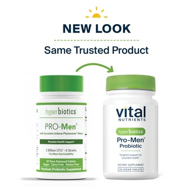 Пробиотик Vital Nutrients Hyperbiotics® Pro-Men® 30 Vegan Tablets, таблетки
