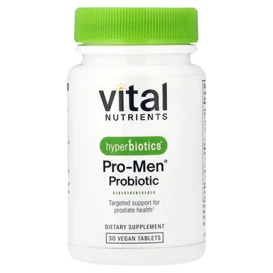 Фото товара: Пробиотик Vital Nutrients Hyperbiotics® Pro-Men® 30 Vegan Tablets, таблетки