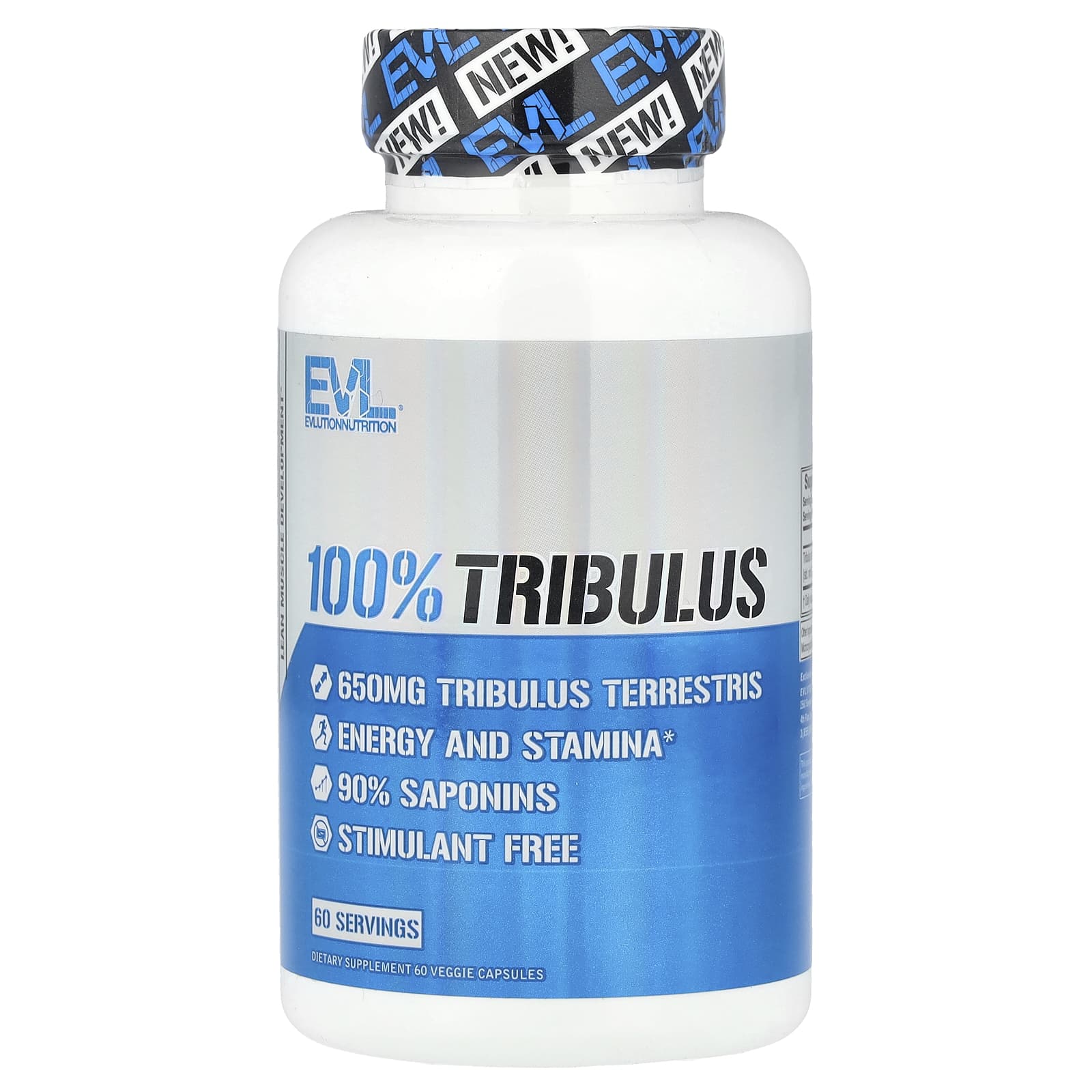 Трибулус EVLution Nutrition 100% Tribulus, 650 мг, 60 растительных капсул — фото 4