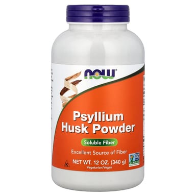 Капсулы шелухи подорожника NOW Foods Powder, 340 г, порошок
