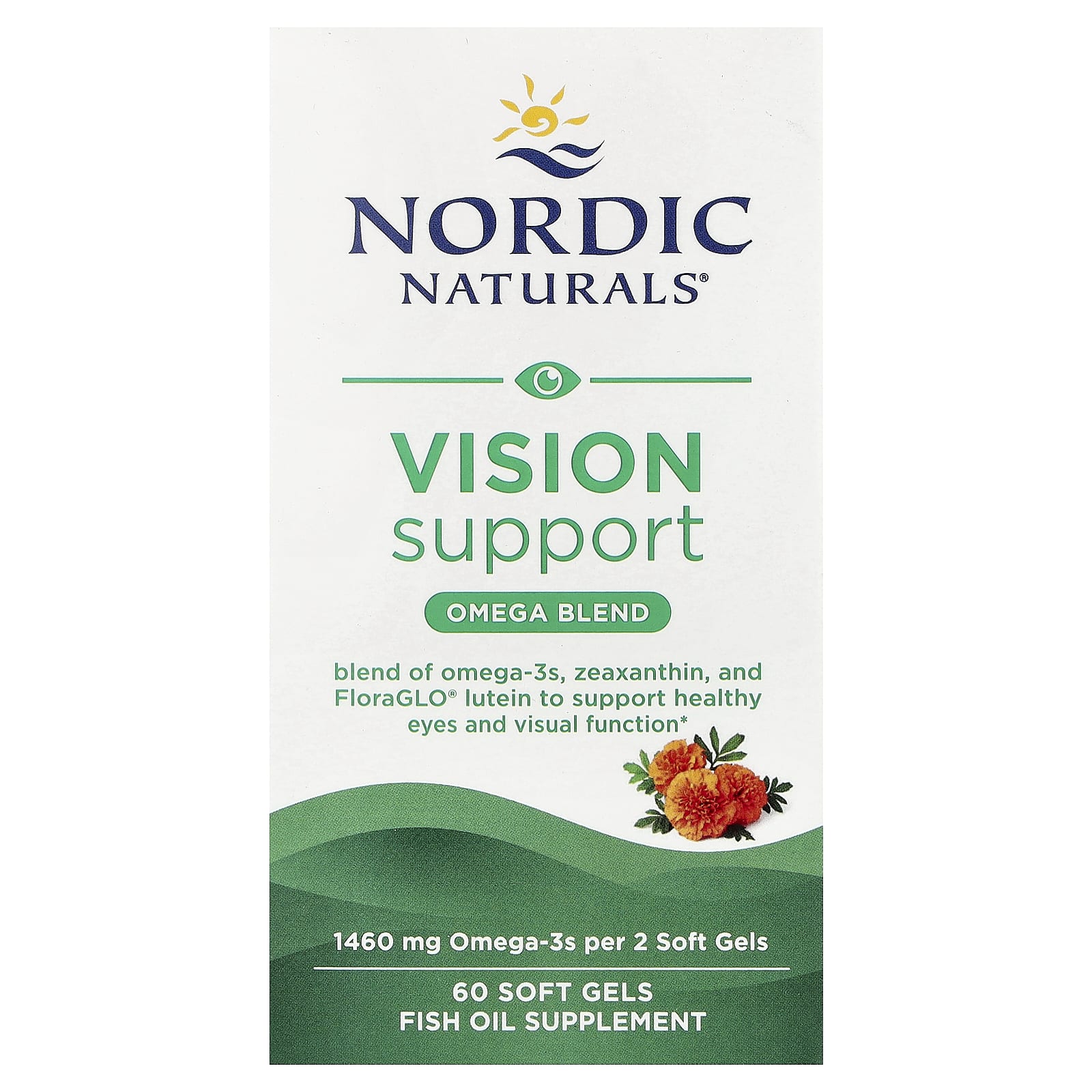 Омега-комплекс Nordic Naturals Vision Support, 60 мягких капсул — фото 2