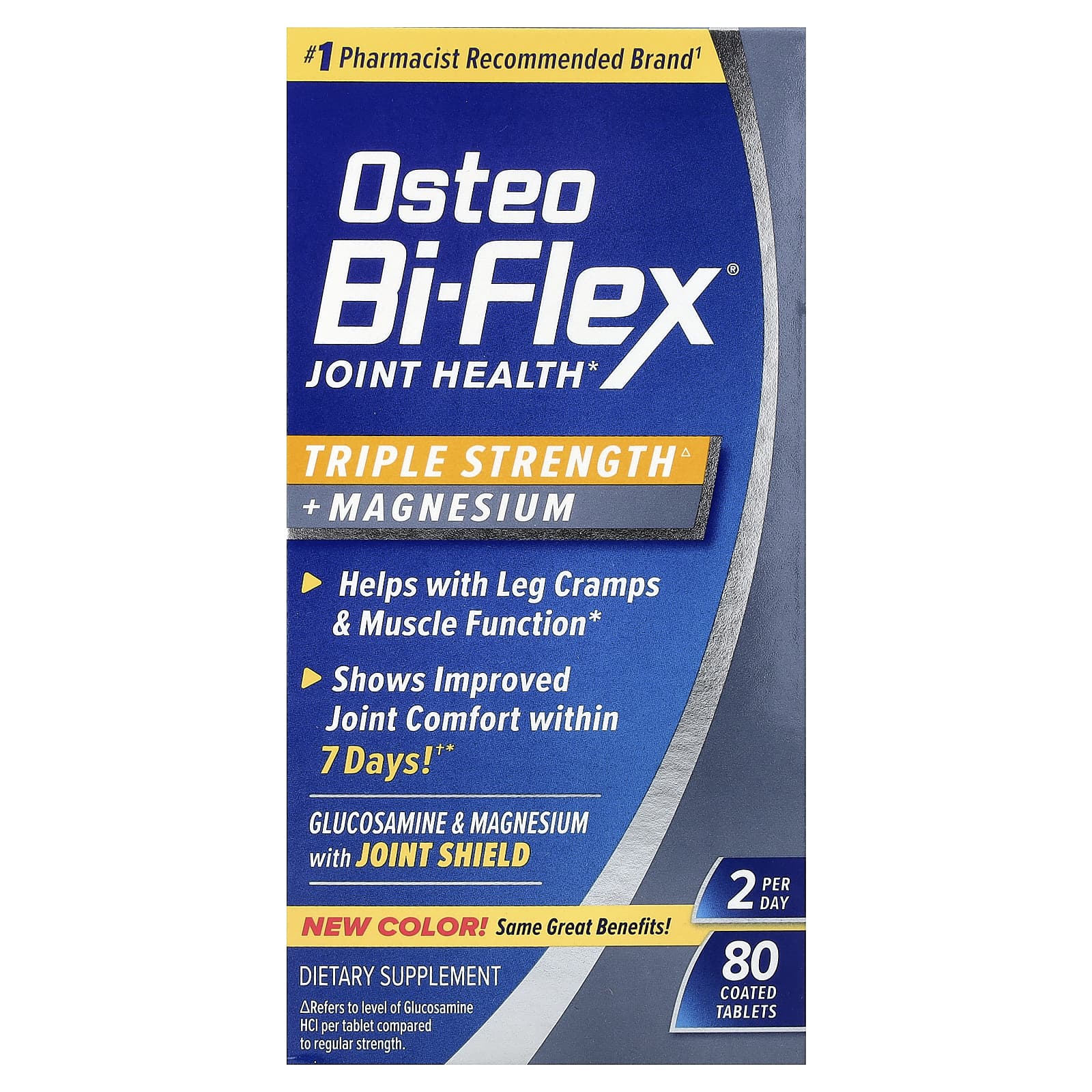 Магний Osteo Bi-Flex Joint Health Triple Strength 80 Coated Tablets, таблетки — фото 2