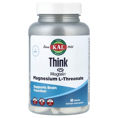Магний KAL Think L-Threonate, 72 мг, 60 таблеток