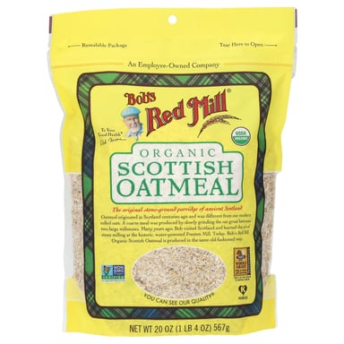 Овсянка Bob's Red Mill Organic Scottish, 567 г