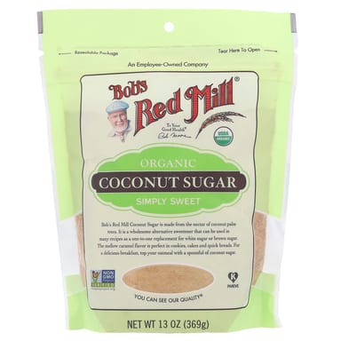 Кокосовый сахар Bob's Red Mill, вкус Organic Coconut Sugar, 369 г