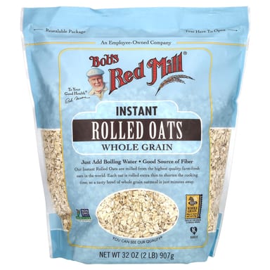 Овсяные хлопья Bob's Red Mill Instant Whole Grain, 907 г