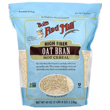 Хлопья Bob's Red Mill High Fiber Oat Bran Hot, 1.13 кг