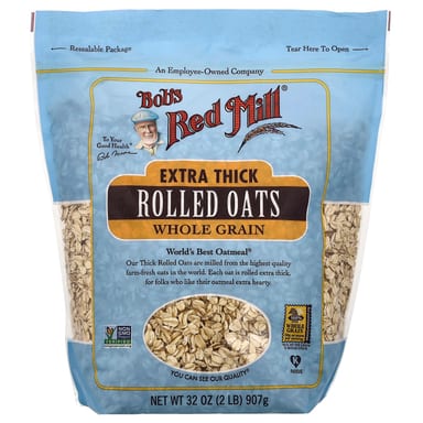 Овсяные хлопья Bob's Red Mill Extra Thick Whole Grain, 907 г