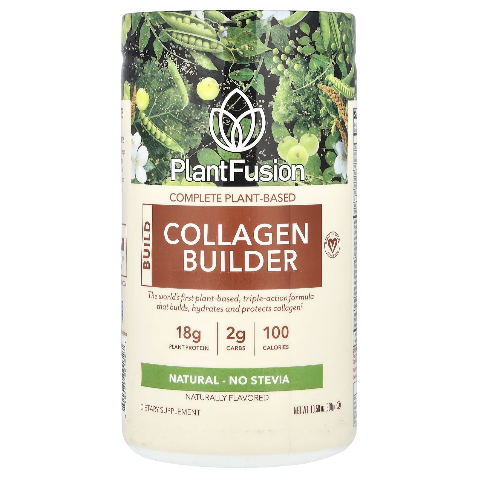 Коллаген PlantFusion Complete Plant-Based Builder Natural, 300 г