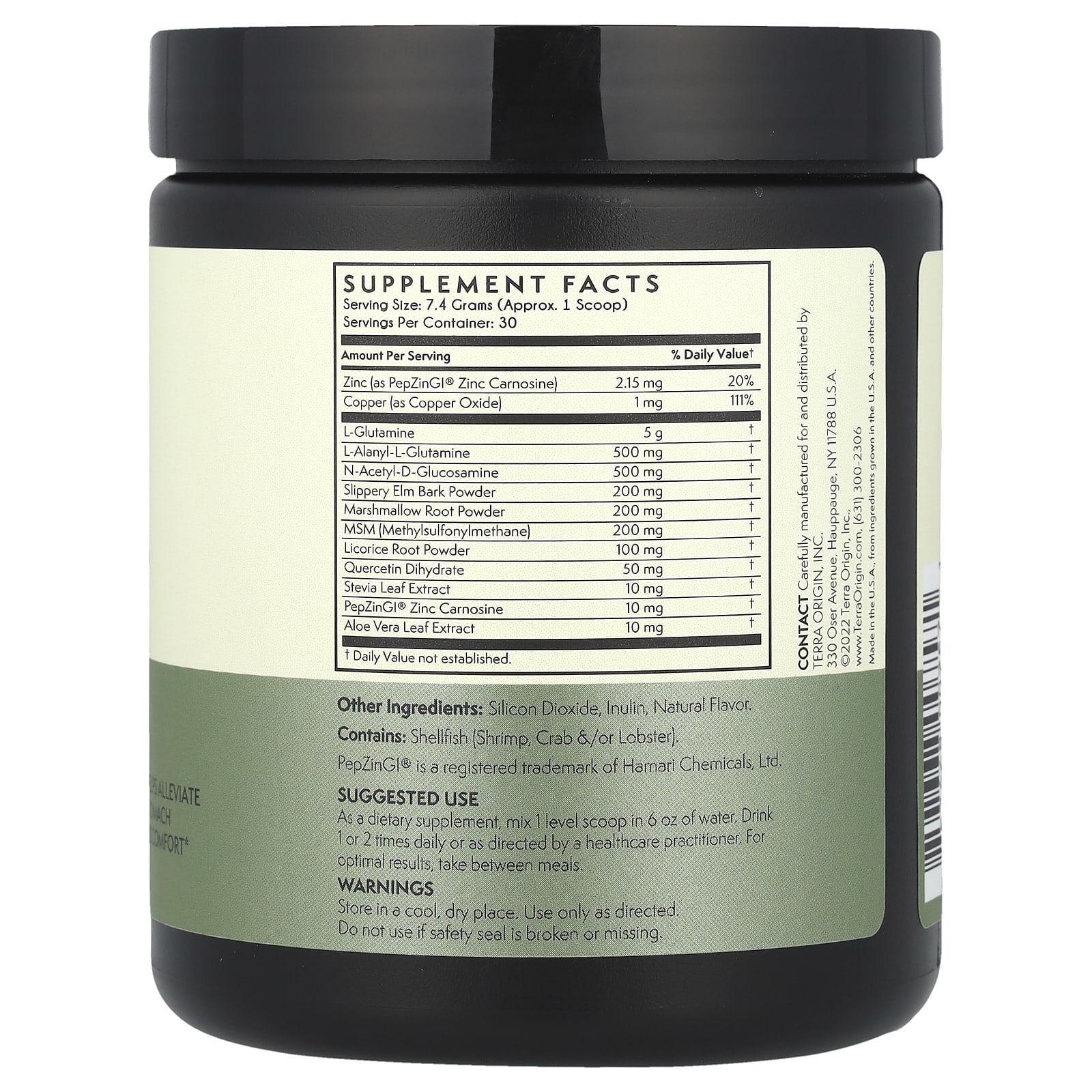 Здоровый кишечник Terra Origin, 222 г (7.83 oz) мятный — фото 2