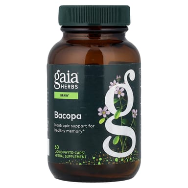 Бакопа Gaia Herbs, 350 мг, жидкая форма