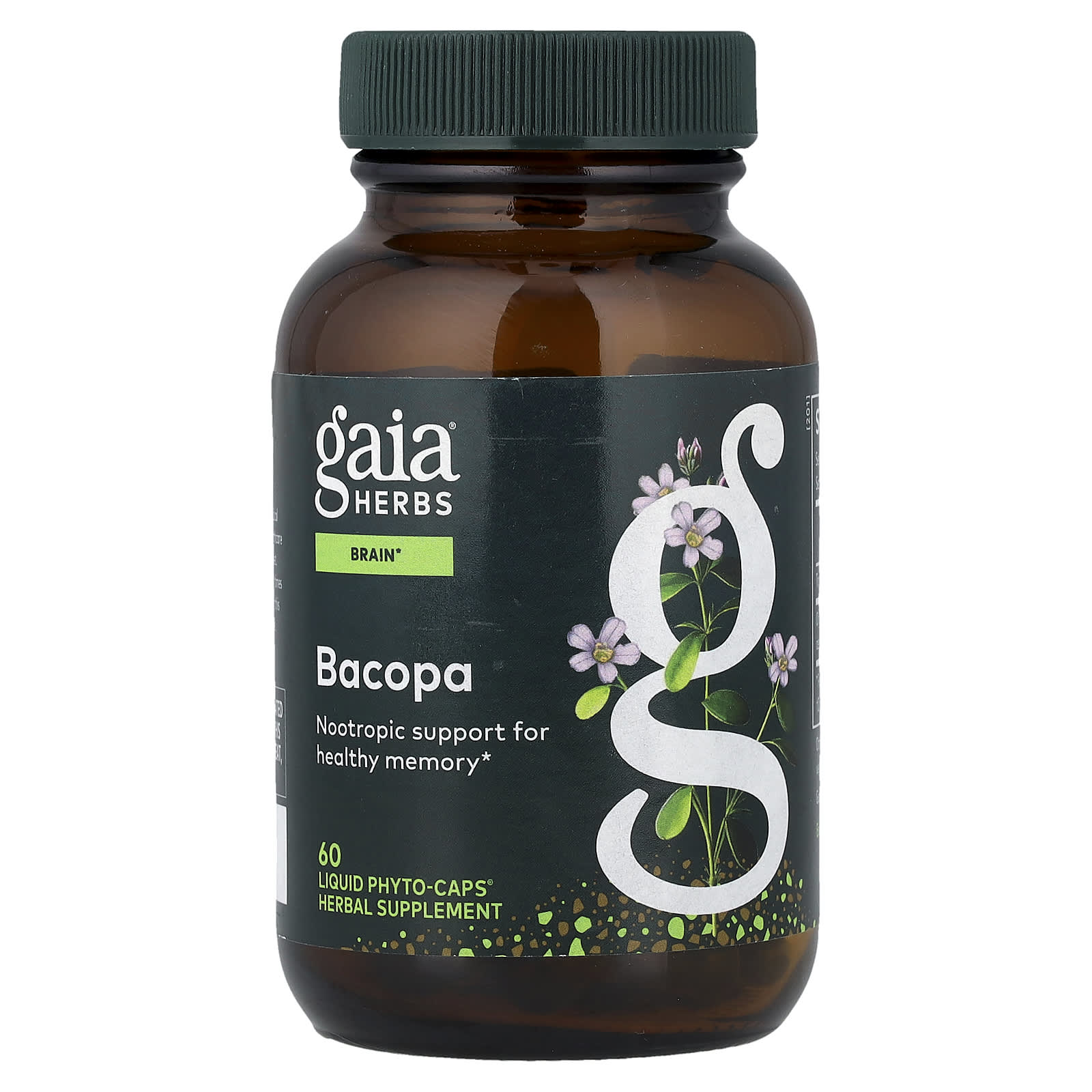 Бакопа Gaia Herbs, 350 мг, жидкая форма