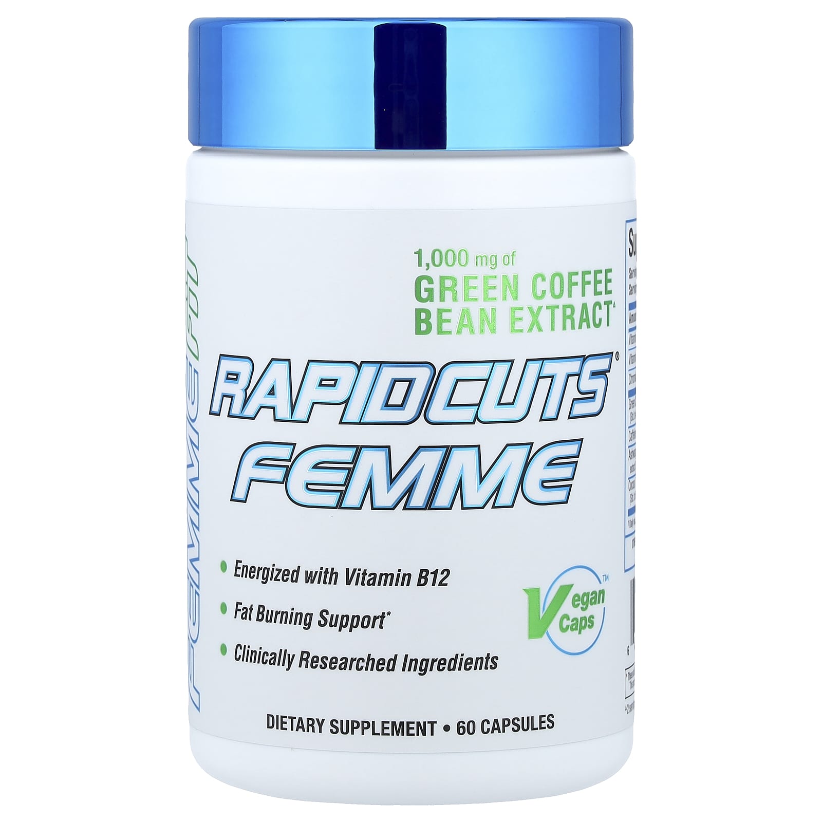 Кофе ALLMAX RAPIDCUTS® Femme Green Bean Extract, 60 капсул
