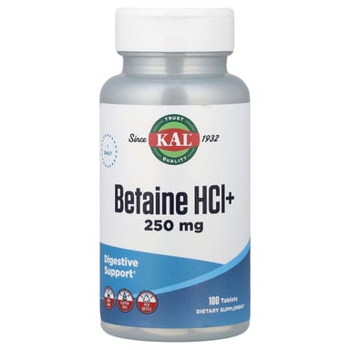 Бетаин HCl KAL, 100 таблеток