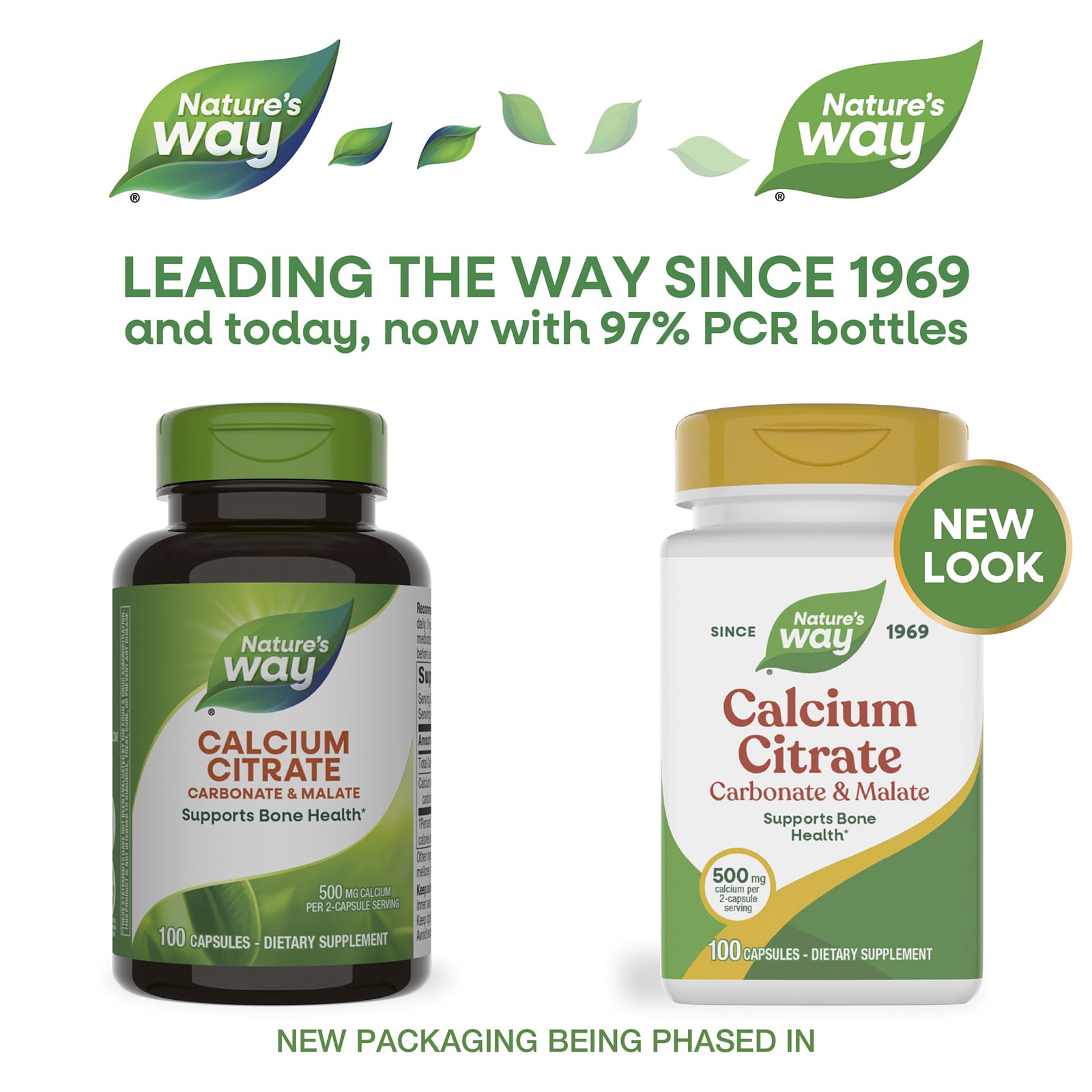 Цитрат кальция Nature's Way, 250 мг, 100 капсул